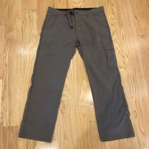 PRANA ZION MEN’S HIKING/CASUAL LIGHTWEIGHT CARGO PANTS SZ 36x30 (EUC)